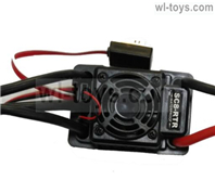 JLB Racing 11101 Parts-EA1073 Brushless RC Car HOBBY WING 120A Brushless ESC ,JLB Racing 1:10 CHEETAH RC Truck Spare Parts Replacement Accessories,11101 1:10 Scale Brushless RC Racing Car Parts